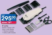 Lucky Barber Clipper With Extra Cutter Blade-Per Set