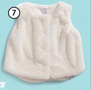  Clicks Made 4 Baby Clothing Girl's Sleeveless Jacket