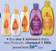 Johnson's Baby Hair products-Each