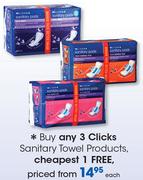 Clicks Sanitary Towel Products-Each