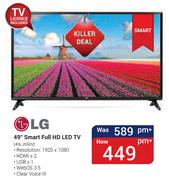 LG 49" Smart Full HD LED TV 49LJ550V