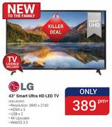 LG 43" Smart Ultra HD LED TV 43UJ630V