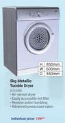 Defy 5Kg Metallic Tumble Dryer DTD259