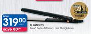 Safeway Salon Series Titanium Hair Straightener-Each