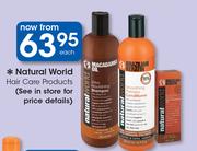 Natural Worls Hair Care Products-Each