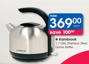 Kambrook Stainless Steel Dome Kettle-1.7Ltr