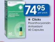 Clicks Proanthocyanidin Antioxidant