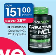 Nutritech Creatine HCL 120 Capsules
