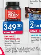 GNC Pro Performance 100% Whey Protein Assorted Flavours-25 Servings
