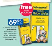 Telament Paediatric Colic Drops-30ml+150ml Paediatric Gripe Water Free-Per Offer