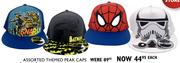 Assorted Themed Peak Caps-Each