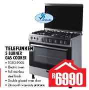 Telefunken 5 Burner Gas Cooker TGEO-900S