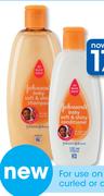 Johnson's Baby Soft & Shiny Shampoo Or Conditioner-190ml