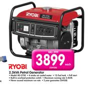Ryobi 2.5KVA Petrol Generator RG-2700