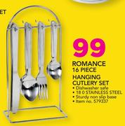 Romance 16 Piece Hanging Cutlery Set