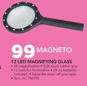 Magneto 12 LED Magnifying Glass