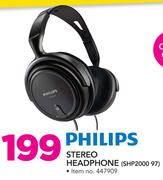 Philips Stereo Headphone SHP2000 97