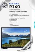 Samsung 32" Flat Screen TV UA32J4003BK