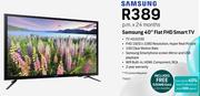 Samsung 40" Flat FHD Smart TV 40J5200