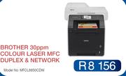 Brother 30ppm Colour Laser MFC Duplex & Network MFCL8850CDW