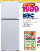 KIC 170Ltr Top Freezer Fridge