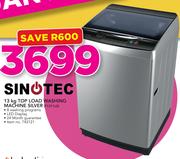 Sinotec 13Kg Top Load Washing Machine (Silver) T1311LS