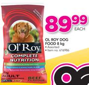 Ol Roy Dog Food Assorted-8Kg Each