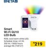 Bneta Smart WiFi GU10 LED Bulb