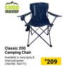 Camp Master Classic 200 Camping Chair 760780, 760771