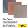 Eden Pavers-440mm x 440mm x 40mm Each