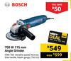 Bosch 700W 115mm Angle Grinder 736103
