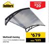 Builders Multiwall Awning