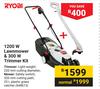 Ryobi 1200W Lawnmower & 300W Trimmer Kit