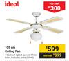 Ideal 105cm Ceiling Fan