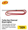 LK's Turbo Gas Charcoal Braai Lighter