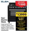 Elba Gas/Electric Stove