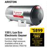 Ariston 150L Lux Eco Electronic Geyser