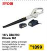 Ryobi 18V XBL200 Blower Kit
