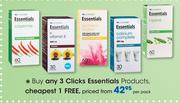 Clicks Essentials Products-Per Pack