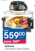 Safeway Convection Oven Cooker