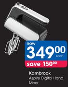Kambrook Aspire Digital Hand Mixer