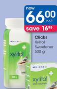 Clicks Xylitol Sweetener-500g Each