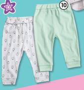Clicks Made 4 Baby Clothing 2 Pack Unisex Mint Foldover Leggings
