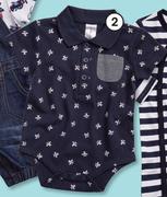 Clicks Made 4 Baby Clothing Boys navy Aeroplane Body Vest