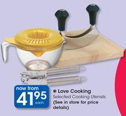 Love Cooking Selected Cooking Utensils-Each