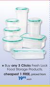Clicks Fresh Lock Food Storage Products