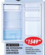 Dixon 90L Refrigerator With Freezer Compartment BC90