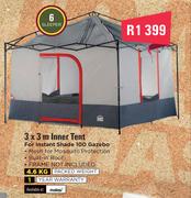 Campmaster 3 x 3m Inner Tent For Instant Shade 100 Gazebo