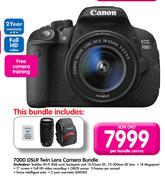 Canon 700D DSLR Twin Lens Camera Bundle-Per Bundle