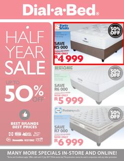 Dial-A-Bed : Half Year Sale (29 June - 31 July 2017), page 1